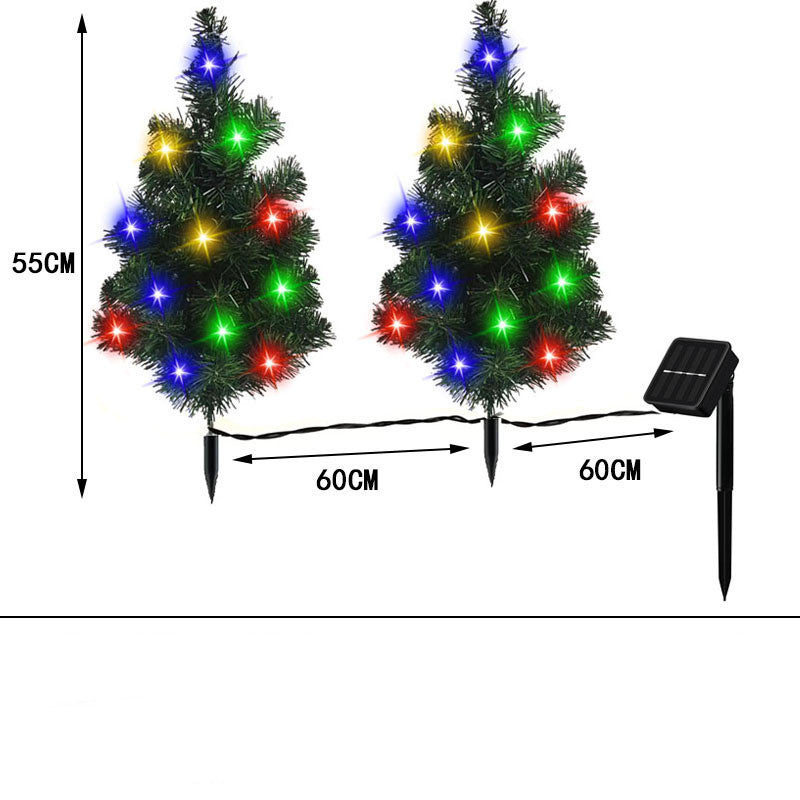 Solar Christmas Tree Lamp Garden Decoration Christmas Lights Christmas Garden Courtyards Decorations Solar Christmas Tree Lamp Garden Decoration Christmas Lights Christmas Garden Courtyards Decorations